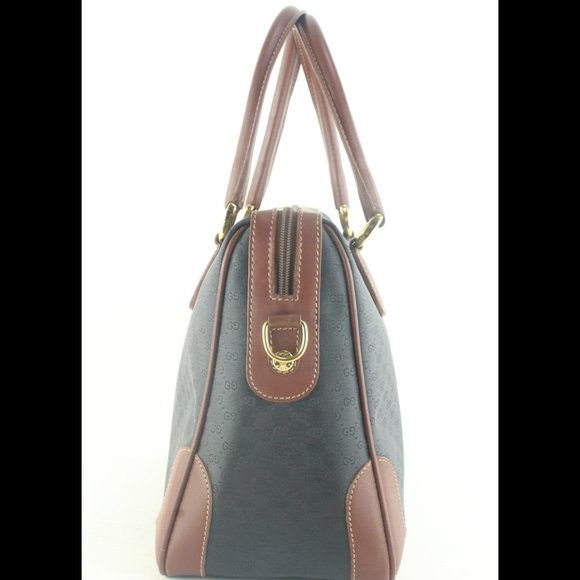 Gucci Rare Black x Brown 2way Square Boston 4GK1012K - Picture 9 of 10